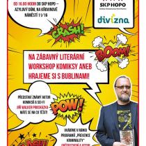 Komiksový workshop pro děti v azylovém domě a v Divizně